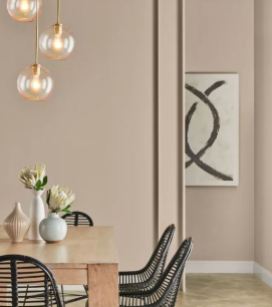 Beige almost Blush shade and natura wood